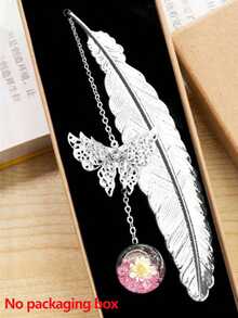 1pc Butterfly Bookmark,Bookmarks Gifts,Elegant Reading Accessories For Book Lovers,Students,Writers, Readers,Ideal Gift For Birthdays, Graduations, And General Gifting,Valentine's Day Gifts,Mother's Day,Teacher's Day,Birthday Gift For Students(Gift Box Not Included)