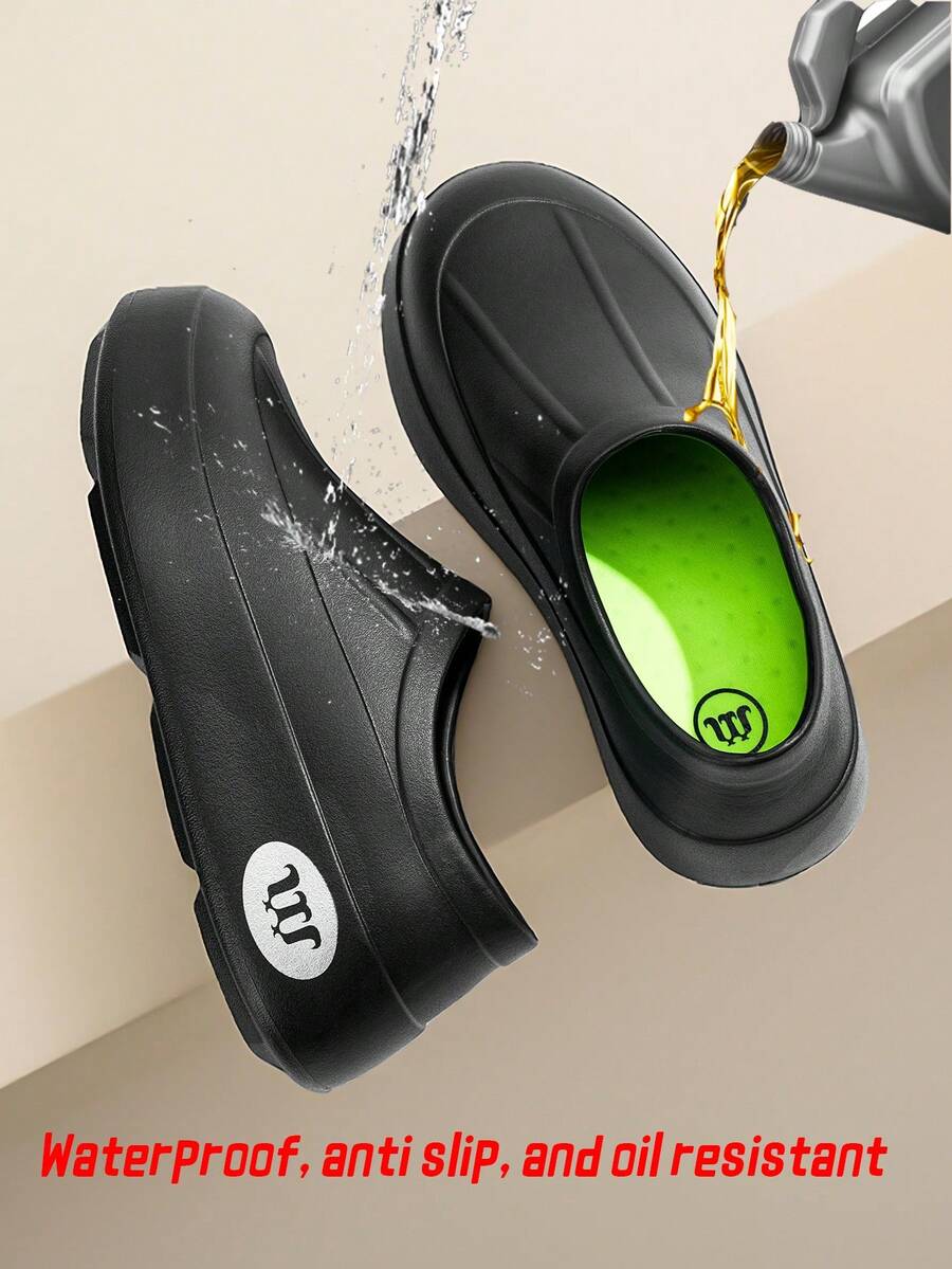 W 女士防滑、防水、防油、耐磨厨房鞋，软底，适用于酒店厨房、食品工厂