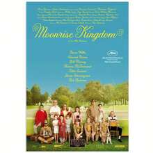 1pc Of Moonrise Kingdom Movie Poster Canvas Wall Art - Frameless, Measuring 12.0X18.0inch, Featuring Vintage Film Decor With Classic TV Show Characters And A Scenic Park Design, Ideal For Home Or - 彩色 - 查看 2