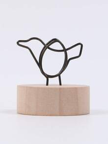 1 pièce Nouveau marque-page créatif de style japonais, support en bois porte-carte de visite rétro, pince à message, accessoire de décoration d'intérieur, pince photo, cadeau idéal pour la Saint-Valentin, le Nouvel An, le petit ami, les parents et la rentrée scolaire - Multicolore - Voir 24