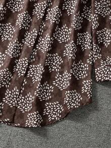 女士长袖全印花休闲阿拉伯风格上衣 - 彩色 - 查看 5