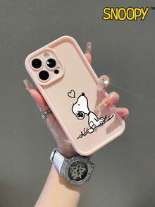 A Cartoon Snoopy Pattern, A High-Bamboo Anti-Drop Phone Case Made Of Tpu Material, Can Be Given As A Holiday Gift. It Is Suitable For IPhone Xs/ XS Max /Xr/11, 12, 13, 14, 15, 16pro/Promax/14, 15, 16plus/17, And Is Suitable For Both Men And Women - 彩色 - 查看 1