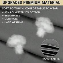 Chef Apron For Men And Women Wash Free Bib Apron With 2 Pockets Water & Oil Proof Adjustable Aprons,Grey - Grey - View 4
