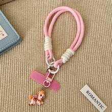 1 chiếc dây đeo cổ tay hình ngựa in chữ Tết Nguyên Đán, dây đeo điện thoại dễ thương có dây buộc, phụ kiện trang trí điện thoại, phù hợp với hầu hết các loại ốp lưng, miếng đệm có thể tháo rời, dành cho nam và nữ, chống mất và chống rơi, dây đeo cổ tay tiện dụng. - Nhiều màu - Xem 17