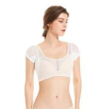 1件/2件式網格胸部背心 (S/M/L/XL)，可水洗腋下吸汗墊，隱形大尺寸透氣吸汗墊，薄款背心，吸汗背心，適用於腋下防汗，可水洗女款/女孩吸汗保護墊，適用於腋下與肩膀，防汗快乾，適合旅行、運動、戶外，夏季身體護理用品，男孩情人節愛心，女款情人節 (用品) - 均碼 - 查看 5