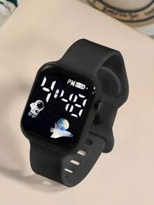 4/1pc Girl's Cute & Fashionable LED Digital Display Electronic Watch, Paired With Butterfly Bracelet, Suitable For Daily Wear, Ideal Gift For Girlfriend, Birthday, Graduation, Valentine's Day - Multicolor - View 7