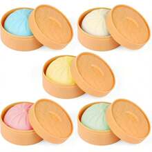 1pc Colorful Dumpling Stress Balls Fidget Sensory Toy,Squeeze Dough Ball Stress Relief Hand Toy,Bun With Food Steamer Stretchy Desk Toys - Nhiều màu - Xem 1