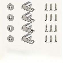 Încuietori magnetice pentru dulapuri cu finisaj metalic, zăvor magnetic pentru uși de dulap de bucătărie și dulapuri, material metalic rezistent - Multicolor - Vizualizare 7