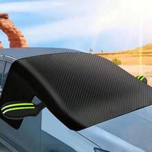 Winter Car Anti-Freeze & Anti-Snow Essential! High-Strength Magnetic Design Firmly Adheres To Car Body, Covers Windshield + Side Windows, Easily Say Goodbye To Frost And Snow Troubles