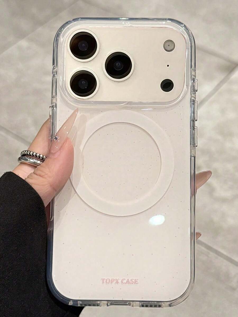 Custodia per telefono senza fili di ricarica magnetica alla moda e carina con effetto macchia di vernice, compatibile con 17 Pro Max, 17 Pro, 17, 16 Pro Max, 16 Pro, 16, 16, 15 Pro Max, 15 Pro Max, 15 Pro, 15 Pro Max, 14 Pro Max, 13, 12 Pro Max, 11, cover posteriore lucida e morbida di colore gelatinoso, antiurto