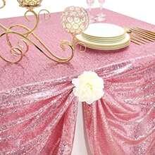 Popular Black Sequin tablecloth On ! Sequin Shimmer Tablecloth 50x80 by B-COOL(259.1 x 152.4 cm (Rectangular) Rosa fucsia) - Multicolor - Ver 4