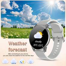 Smartwatch, Wireless Call/Dial, Multiple Sports Modes, Incoming Call Alert And Rejection, SMS Reminder, Customizable Wallpaper, Compatible With Android System