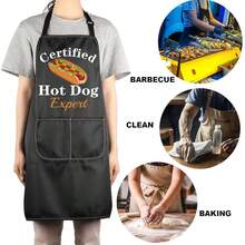 JNIAP Hot Dog Apron With Pockets Hot Dogs Lover Gifts Hot Dogs Chef Apron Fast Food Apron Hot Dog Maker Aprons,HotDogExpert - HotDogExpert - View 6