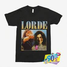 Lorde 90s NUEVA RARA Camiseta de Rapero Negra de Manga Corta Todas las Tallas S-345XL HRL104 - Negro - Ver 7