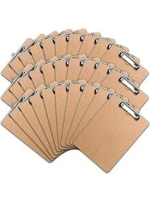 1-Pack A4 Fiberboard Clipboards With Clamps - Durable Writing Pad Boards For Students, School And Office Supplies