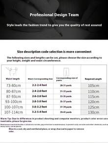 男士皮带套装（2件装），自动扣合设计，商务休闲风格，适合腰围28-42英寸 - A - 查看 9