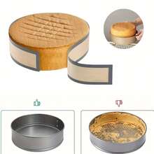 1/2pcs Nonstick Silicone Baking Pan Mats - Easy To Clean Surface, Reusable, Heat Resistant And Durable Silicone, Suitable For Cookies, Macarons, Bread, Pastries, Prevent Cake From Sticking Edges, Spring Mold Mats, Silicone Baking Mats, Pastry Chefs - - - View 6