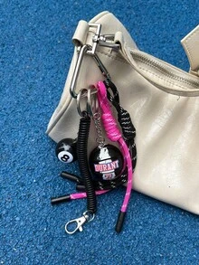 Original Design Sports Themed Keychain Bag Pendant Basketball Football Rugby Keychain Outdoor Travel Fashion Accessory Holiday Birthday Gift Backpack Decor Keychain For Bag Car Accessories For Women - Multicolor - View 14
