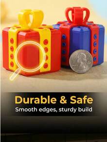 惊喜创意情人节/生日惊喜盒礼物，螺丝盒恶作剧空盒，送给朋友的搞笑礼物，抽象玩具 - 彩色 - 查看 1