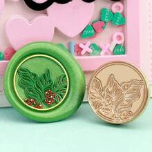 BAOFALI 1个心形/玫瑰/月亮/猫/谢谢/生日快乐图案火漆印章头（无柄）- 浪漫情人节火漆印章 - 婚礼请柬火漆印章 - 礼品包装火漆印章，情人节礼物