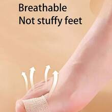 1/2/4/8pcs 2m Stretchable Beige Non-Woven Self-Adhesive Toe Protector Tape, Suitable For Blisters On Toes, Fingers, High Heels, Sports, Breathable Non-Woven Fabric For Fingers, Ankles, Wrists, Waist - Multicolor - View 9