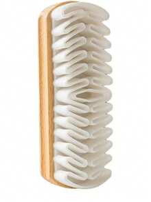 مجموعة فرشاة حذاء خشبية بشعر الخيل - متعددة الأغراض لتنظيف وتلميع الأحذية الجلدية/المخملية قطعتان - بني - مشاهدة 11