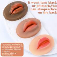 HMQ beauty Tattoo Practice Lip Skin 3D Novice Makeup Training Lip Mask Semi Permanent Practice Accessories - Multicolor - View 7