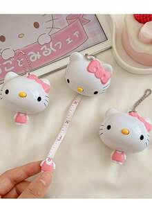 1 chiếc thước dây nhung mềm mại dễ thương, thước kẻ tự động thu gọn, thước dây đo quần áo, móc khóa mini (tối đa 40cm), thu gọn bằng cách ấn mũi, thước dây mini hoạt hình đáng yêu, thiết kế nơ hồng, nhỏ gọn và mềm mại, thích hợp để đo vòng eo, ngực và sử dụng trong nhà, thước dây mini, miễn phí vận chuyển, lễ Phục sinh - Nhiều màu - Xem 2