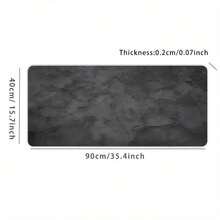 1 tấm lót chuột tối giản cao cấp, thiết kế vân xám ngang, đế cao su chống trượt bền chắc, có thể giặt và thiết kế tiện dụng, lý tưởng cho văn phòng hoặc phòng học hiện đại, cũng là món quà tuyệt vời cho bạn bè và gia đình. Tấm lót chuột, phụ kiện bàn làm việc văn phòng, đồ dùng văn phòng, phụ kiện bàn làm việc văn phòng, tấm lót chuột, tấm lót chuột bàn làm việc văn phòng - màu đen - Xem 17