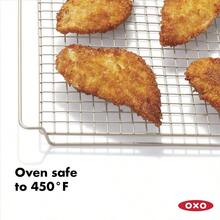 QWEO Good Grips - Estante de refrigeración antiadherente y estante para hornear metal - Estante de refrigeración - Ver 9