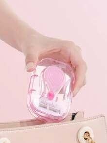 5-Blade Pink Manual Bikini Razor, Portable Hair Removal Device For Underarms, Legs And Bikini Area, Stainless Steel Blades, Replaceable Pink Heads, Great Gift For Girls, Suitable For Beach, Vacation, Travel And Business - Pink - View 8