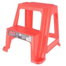 Taburete de 2 Peldaños WF0597 Wolfox | Escalón Doble para Uso Doméstico - Naranja - Ver 2