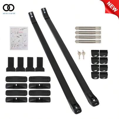 Universal Car Top Roof Rack Cross Bar 43.3and#034; Luggage Carrier Adjustable Aluminum