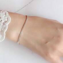 OCHCOH 925 Sterling Silver Cuban Link Chain Bracelet 3mm 5mm 8mm Silver Bracelet For Men Women 6.5 7 7.5 8 8.5 9 Inches,9.0Inch,3mmSilverCubanBracelet - 3毫米銀手鍊 - 查看 5