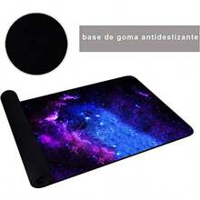 Mouse Pad Gaming XXL para Computadora y Laptop - Alfombrilla Extendida 80x40cm con Base de Goma Antideslizante Diseño Cielo Estrellado Ideal para Juegos y Trabajo - CieloEstrellado - Ver 5