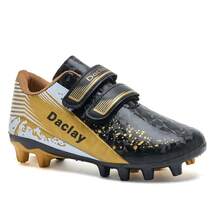 儿童户外休闲鞋、儿童户外运动鞋、女童跑步鞋、男女童足球鞋 - 金色 - 查看 8