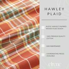 Home Fashions Hawley - Mantel Rectangular de algodón a Cuadros, 152 x 213 cm(177.8 x 132.1 cm (Rectangular) Hawley Plaid) - Multicolor - Ver 3