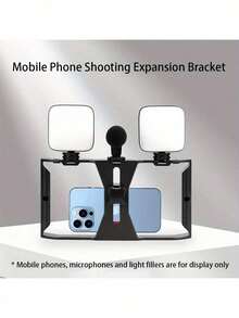 1/4" Interface Handheld Stabilizer For Smartphones - Ideal For Vlogging And Photography, Sold Separately - Black - View 6