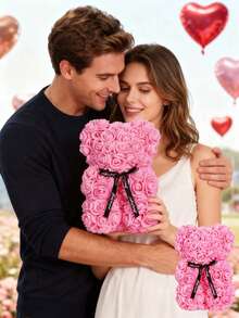 Gấu bông hoa hồng lãng mạn, Gấu bông hoa hồng nhân tạo vĩnh cửu, Tạo không khí lãng mạn, Món quà lý tưởng cho Ngày Valentine, Kỷ niệm, Đám cưới, Trang trí nhà cửa, Quà tặng Ngày Valentine, Gấu bông nhiều màu sắc và kiểu dáng, Quà tặng cho người lớn tuổi, Quà tặng Ngày của Mẹ, Thích hợp để tặng cho người thân yêu, đối tác, bạn bè và gia đình. - Nhiều màu - Xem 7