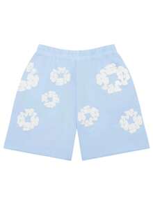 Denim Tears 'Sweatpants 'The Cotton Wreath' Pants Graphic And Drawstring For Unisex Adult - SOLE SERIOUSS, Women's Casual Drawstring With Modern Men Breathable Technology, Versatile Street Style Joggers Suitable For Streetwear, Casual Daily Wear, Weekend Outings, Music Festivals, Social Gatherings And More, Making It A Great Gift For Boyfriends Or Husbands.Sweatpants Sweats Wide For Men Sweat Pants Baggy Sweatpants - Màu xanh lam - Xem 6