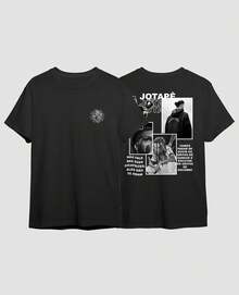Jotape Rapper Album T-Shirt Until The Last Rhyme Rap Battle Vintage Style - 黑色 - 查看 3