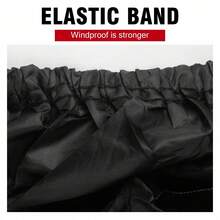 170T Car Cover With Reflective Strips, Waterproof, Snow-Proof, Dust-Proof, Durable, Scratch-Resistant, Made Of Oxford Cloth, Suitable For Various Vehicle Models, Provides Excellent All-Season Protection For Your Car - Black and Red - View 8