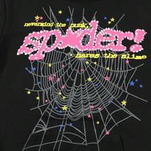 Hip  Hop  Spider  Hoodies Set  Y2k Hoodie Tracksuit Pullover Sweatshirt For Women Men Matching Hoodies Street Suit Two-Piece Set - màu đen - Xem 3