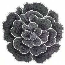 1-120 pezzi Tovagliette americane con disegno floreale dorato, lavabili, facili da pulire, antiscivolo, adatte per decorazione tavola per feste, matrimoni e vacanze - Argento - Visualizzare 11