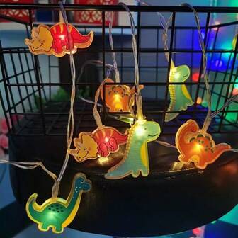 1PC10/20LED1.5/3M Acrylic Dinosaur Light String Children's Room Tent Kindergarten Decoration Atmosphere Light