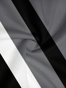 男士时尚印花圆领短袖T恤和裤子套装 - 彩色 - 查看 6