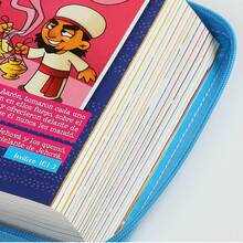 BIBLIA 1960 INFANTIL CHICA SIMIPIEL AZUL CON CIERRE LETRA GRANDE 10P - Libro único - Ver 4