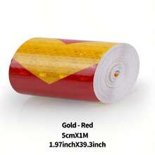 Waterproof PVC High Visibility Reflective Safety Tape, Suitable For Vehicles, Trailers And Boats, Durable And Long-Lasting - Multicolor - View 14