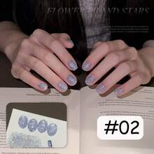 12毫升秋冬美甲粉红蓝闪粉凝胶指甲油，2025网络红人闪光反光迪斯科钻石胶指甲油美白流行美甲沙龙美甲用品圣诞美甲 - 彩色 - 查看 19