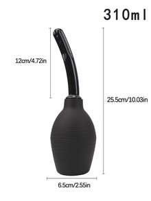 可重复使用的会阴冲洗器，女性私密护理清洁器，便携式坐浴盆清洗工具 - 黑色 - 查看 11